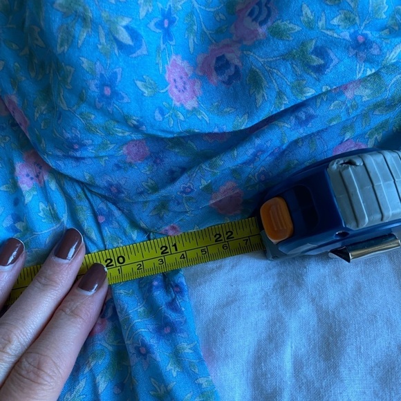 Spell Women’s Dolly Blouse in Dusty Blue Size XXS Floral BOHO Romantic Top - Picture 5 of 7